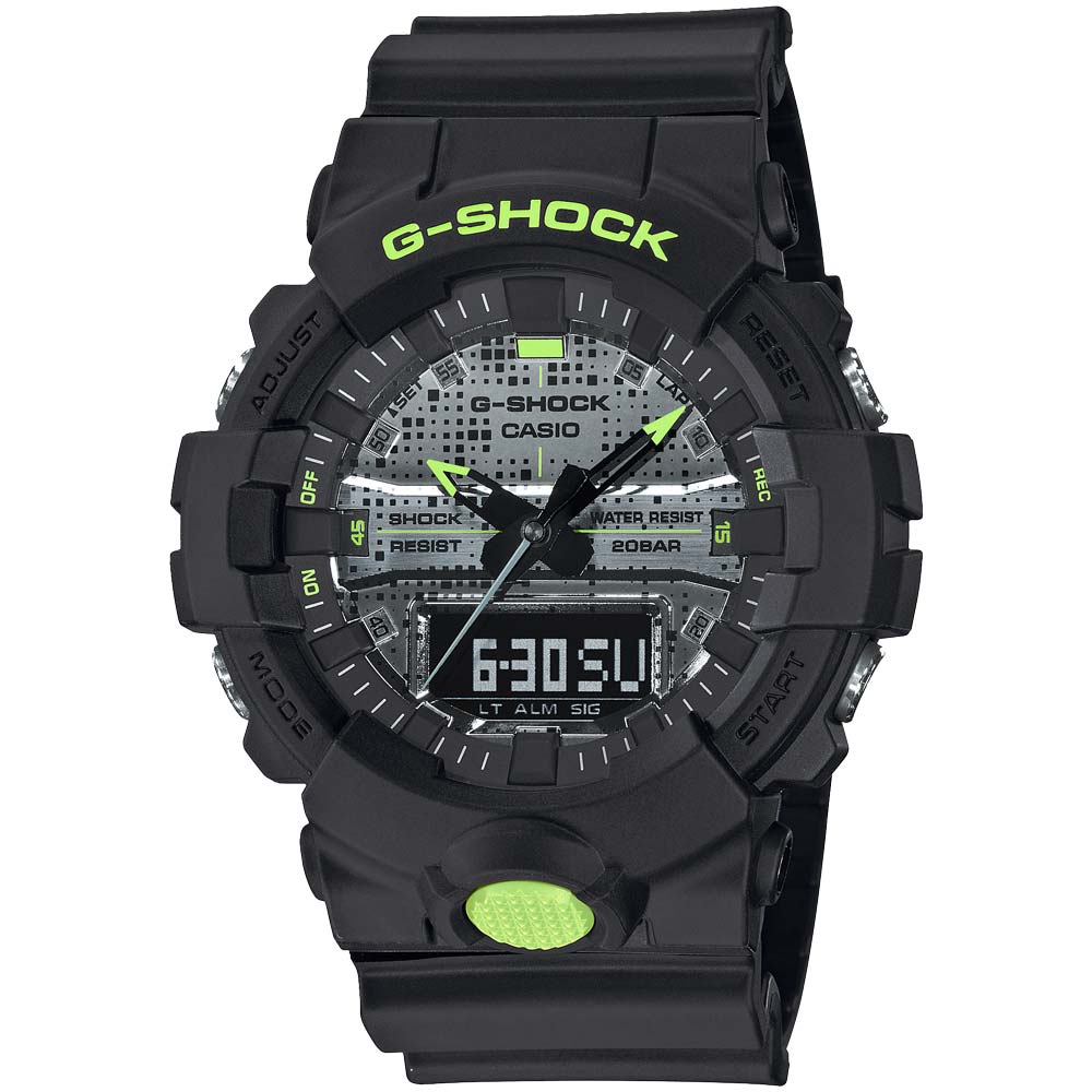 Reloj Casio G-Shock GA800DC-1A Digital Analógico Resina Negro