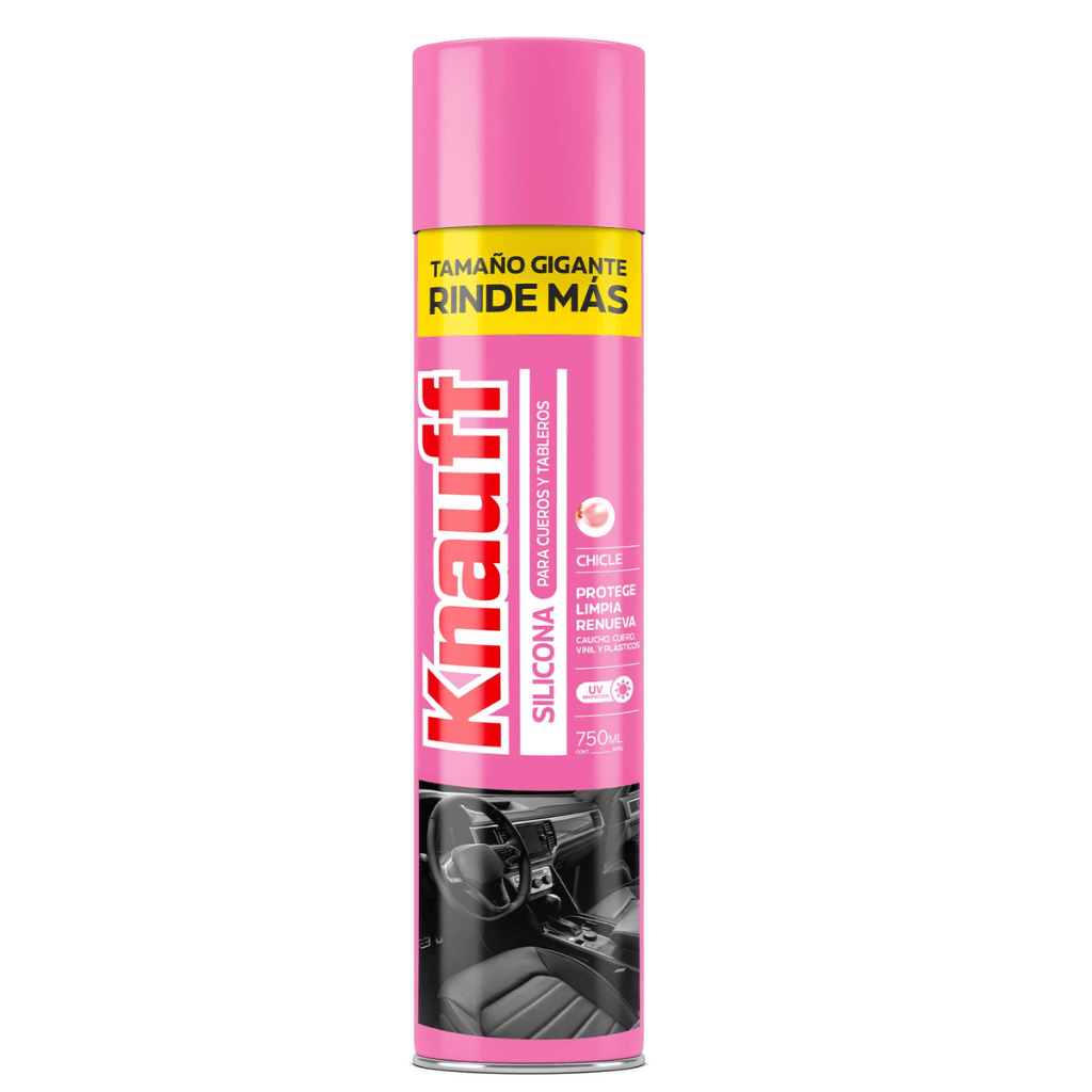 Silicona para Cueros y Tableros Knauf  x 750ml Aroma Chicle.