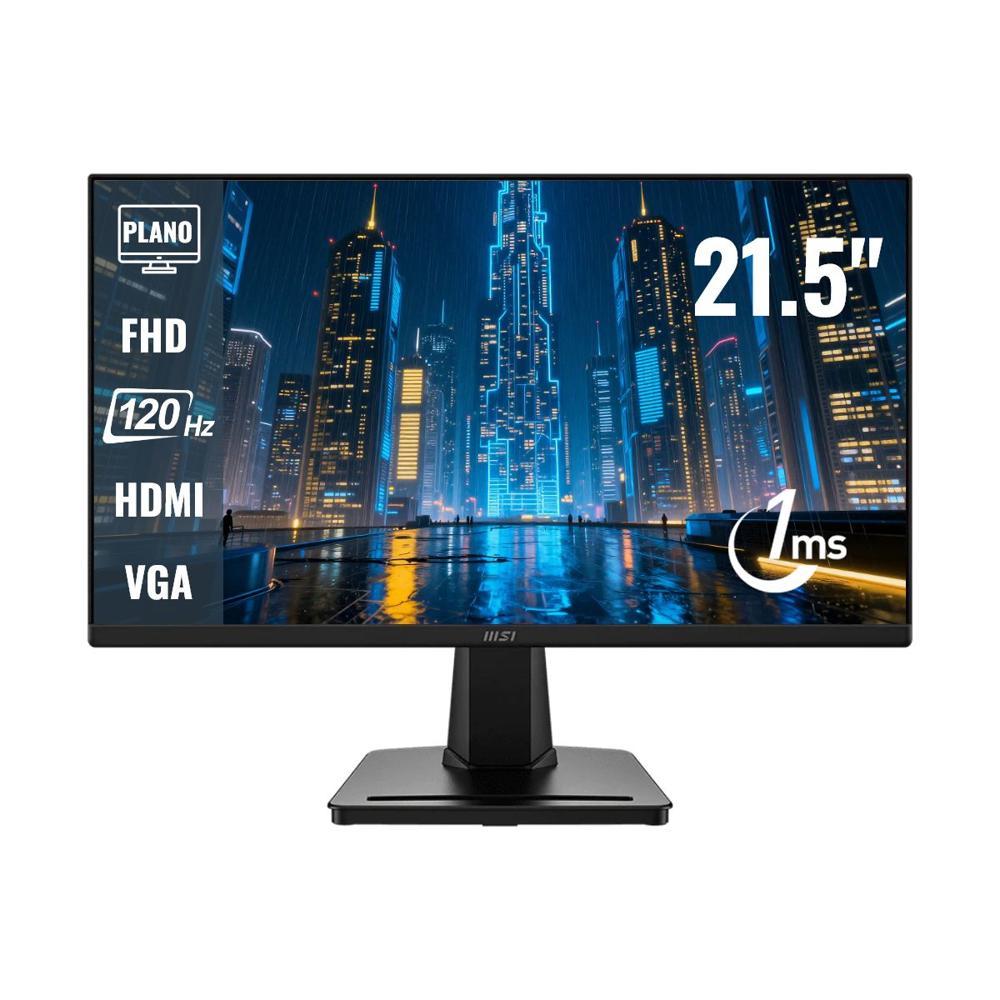 Monitor MSI PRO MP225 E12VL 120Hz 21.5 FHD VA 120Hz 1ms HDMI VGA PROMP225E12VL