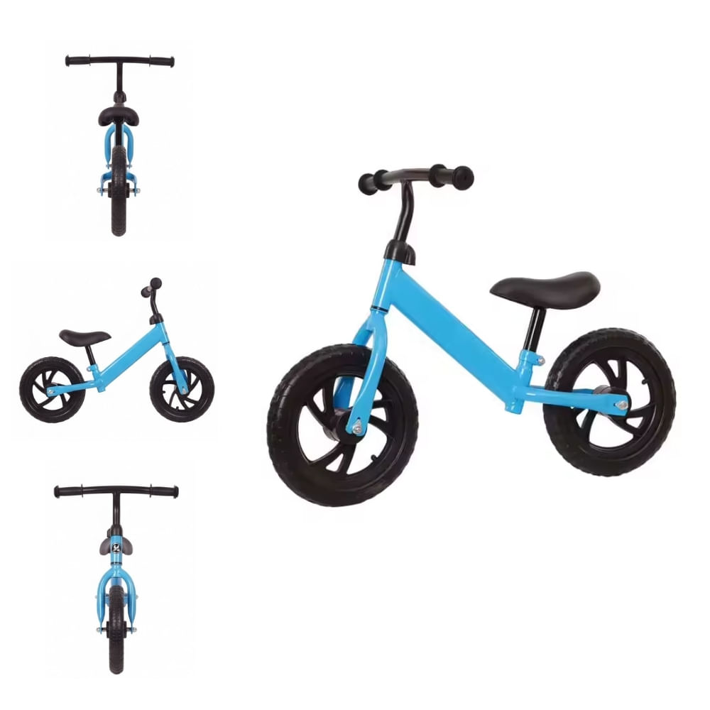 Juguete Bicicleta de Equilibrio Correpasillos para Niños Celeste