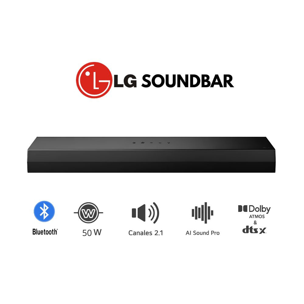 Soundbar LG Bluetooth 50Wtts  AI Sound Pro -S20A