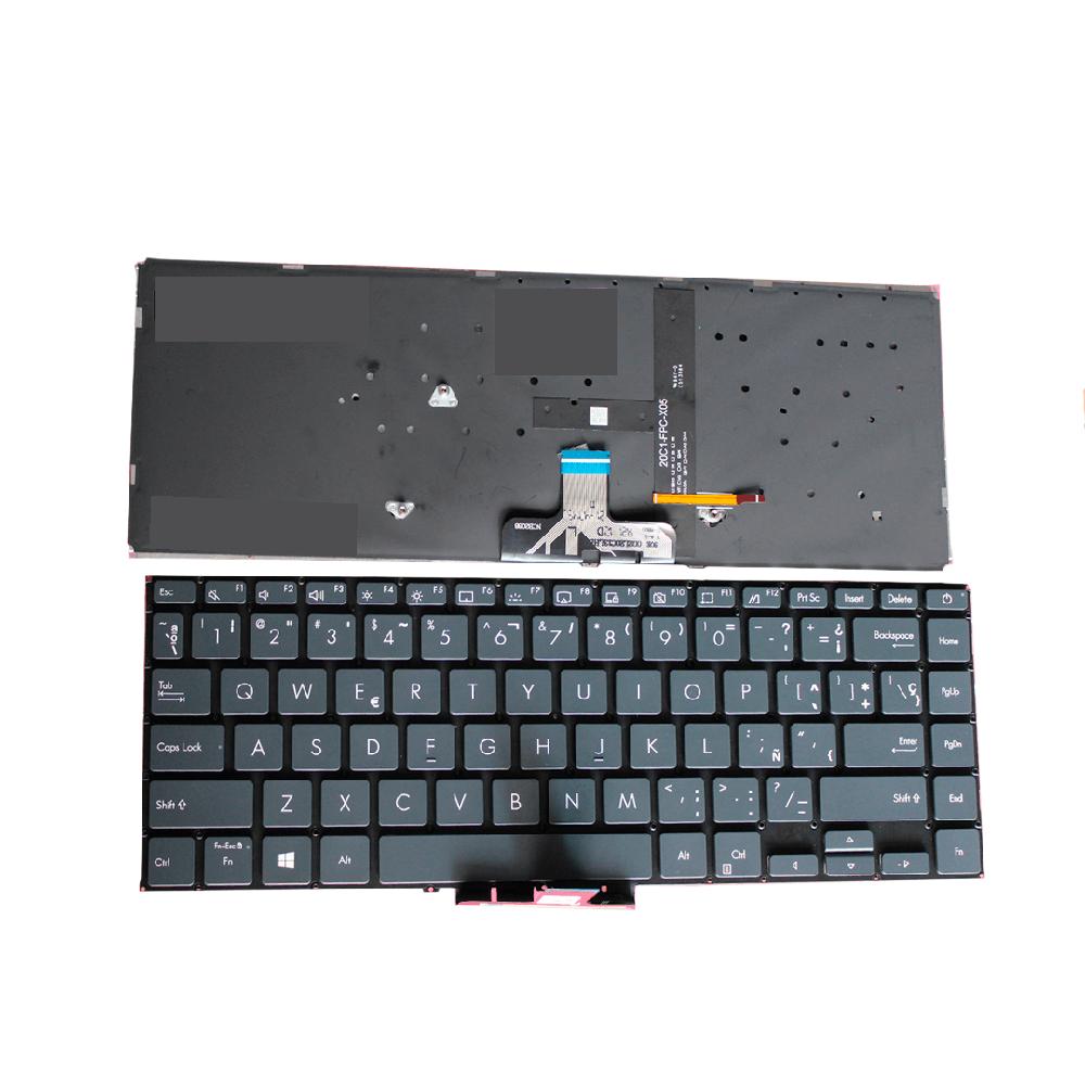 TECLADO PARA LAPTOP ASUS ZENBOOK 14 UX435E UX435EG UX435EA ESPAÑOL ILUMINADO