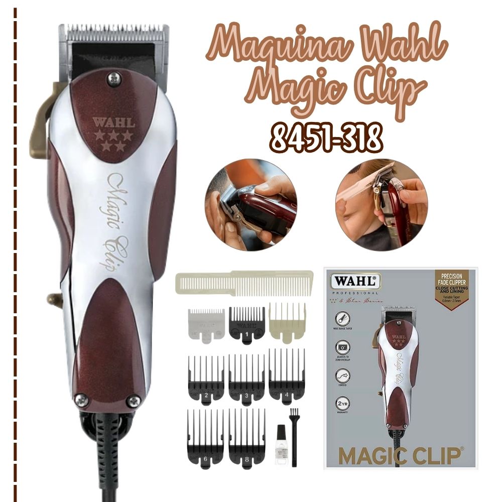 Maquina Wahl Profesional  Magic Clip Americana 5 estrellas. - 08451-318