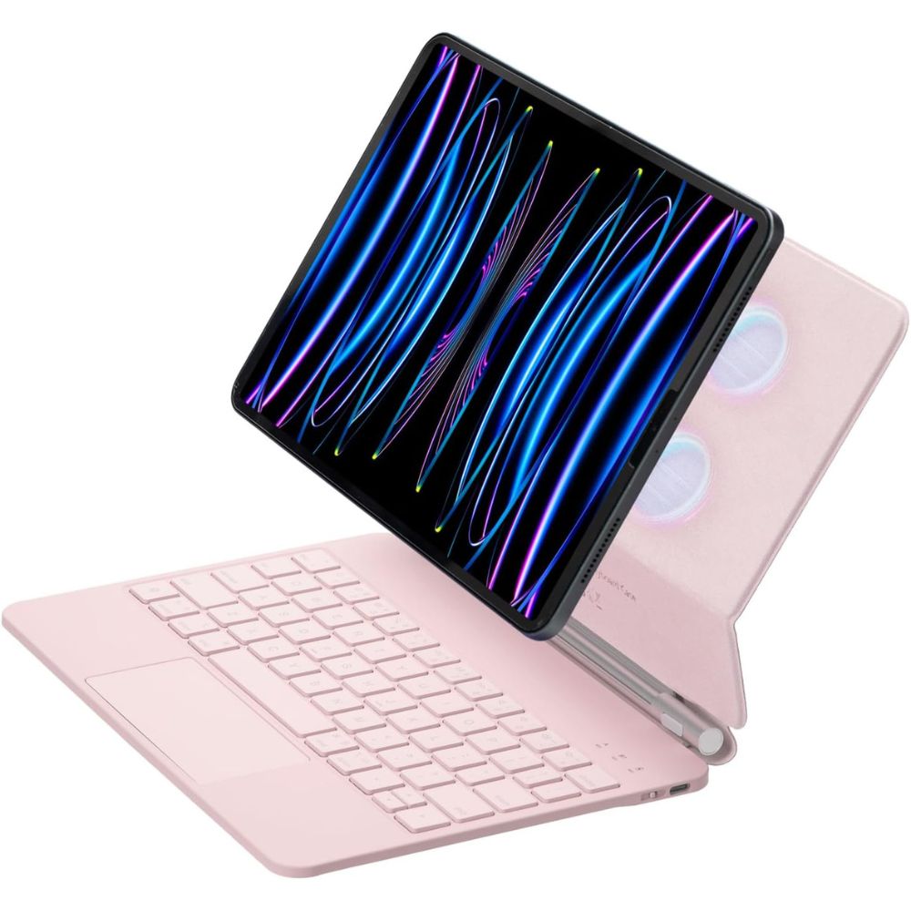Magic Keyboard para iPad Alternativo PREMIUM iPad Pro 11 1ra a 4ta Gen - ROSADO