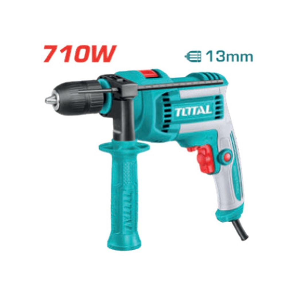 Taladro Percutor 710w 13mm 0-3000rpm Vel.variable Keyless Industrial Tg10713662