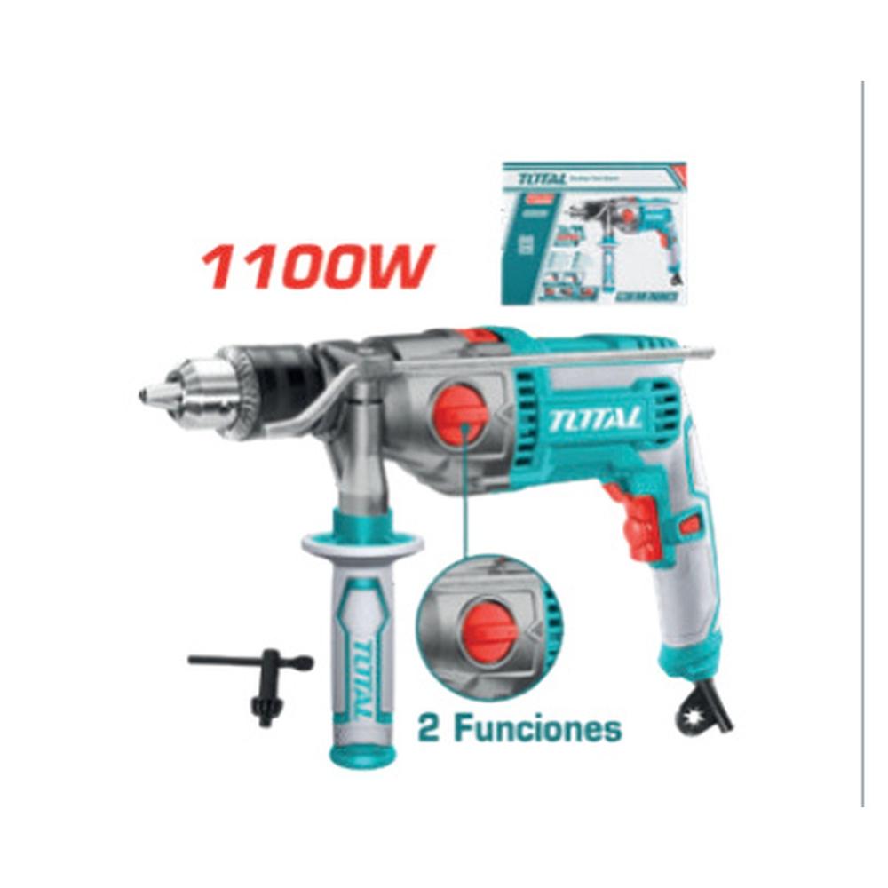 Taladro Percutor 1100w 16mm 0-3000rpm Vel Variable 2 Gear Industrial Tg211166