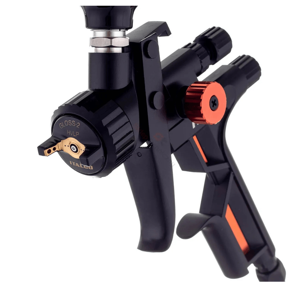 PISTOLA ITALCO GLOSS 2 H.V.L.P 1.3MM - BLACK-ORANG