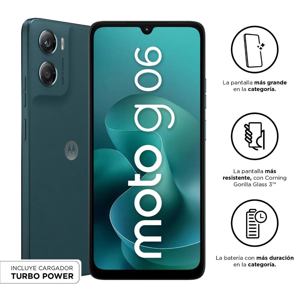 Celular Moto G06 4GB 128GB Azul