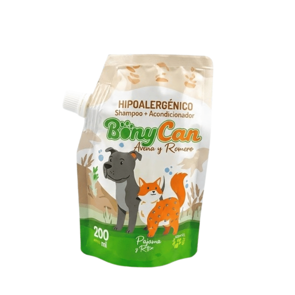 Shampoo Con Acondicionador Bonycan Hipoalergénico 