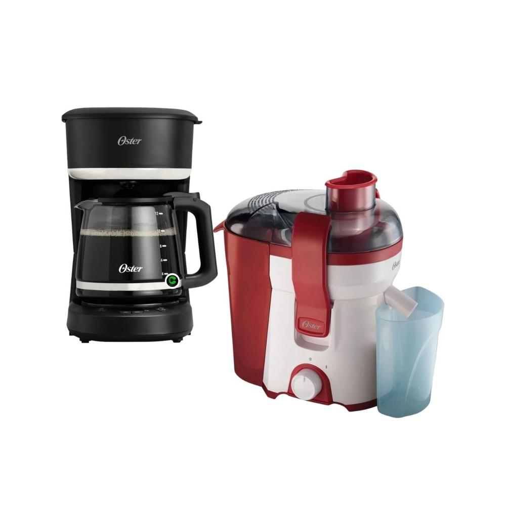 Combo Cafetera 12 Tazas BVSTDCP121B - Extractor FPSTJE316R