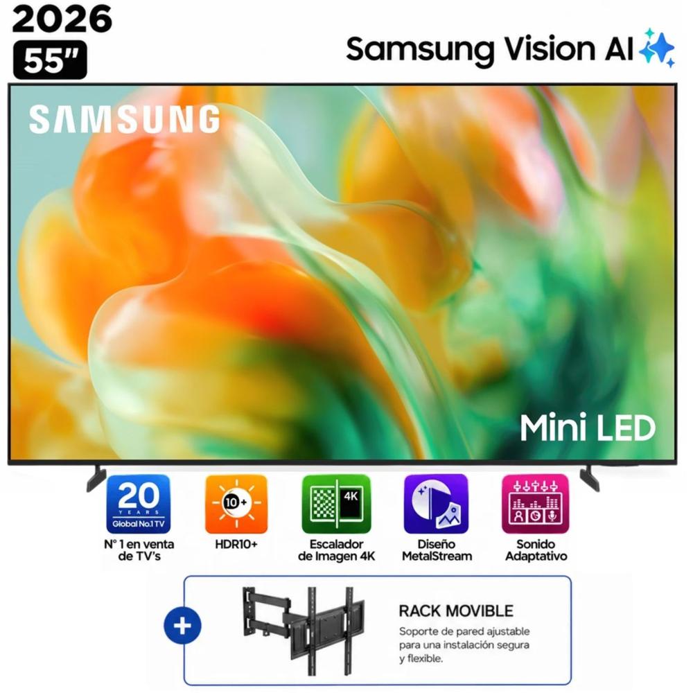 Televisor Mini LED 55 pulgadas 4K Ultra HD Tizen UN55M80HAGX