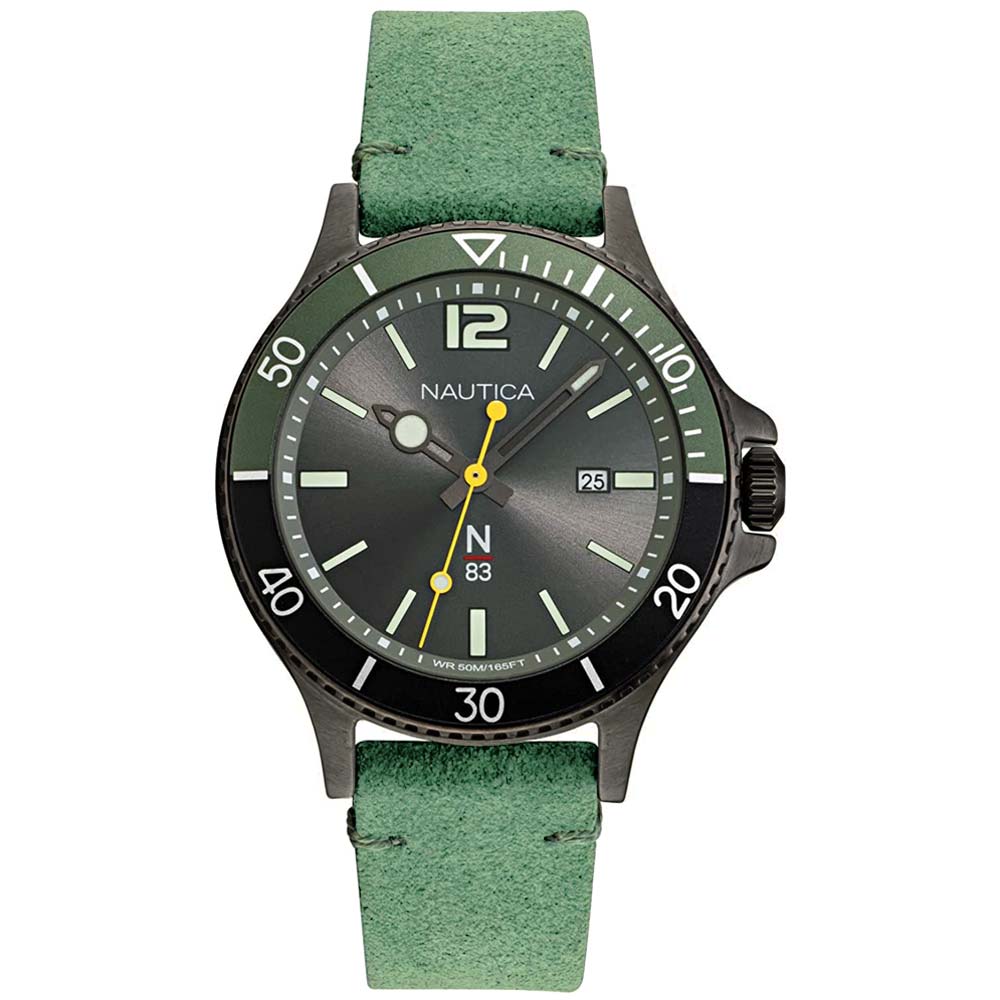 Reloj Nautica N83 Accra Beach NAPABF919 Fecha Verde Negro