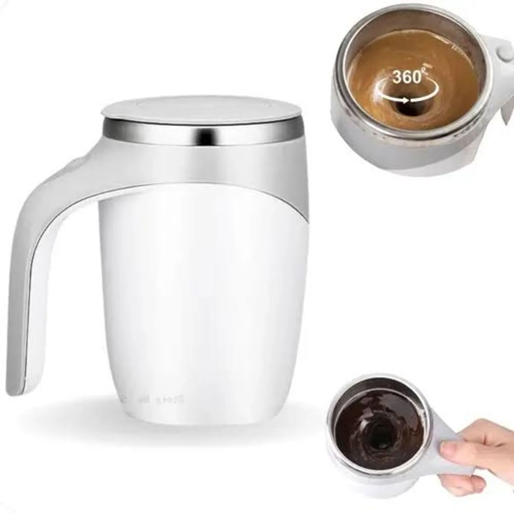 Taza mezcladora agitadora recargable batidora de acero inoxidable magnética