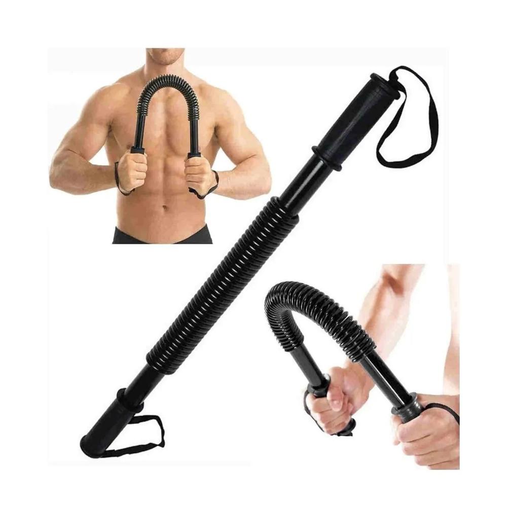BARRA DE EJERCICIOS FLEXIBLE DE ACERO CON RESORTES POWER TWI