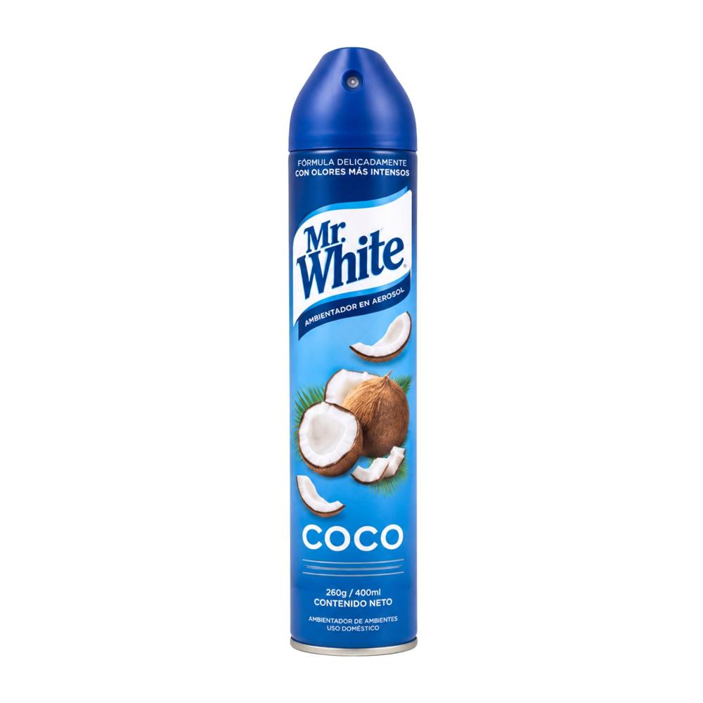 Ambientador En Aerosol Fragancia Coco - MR. WHITE