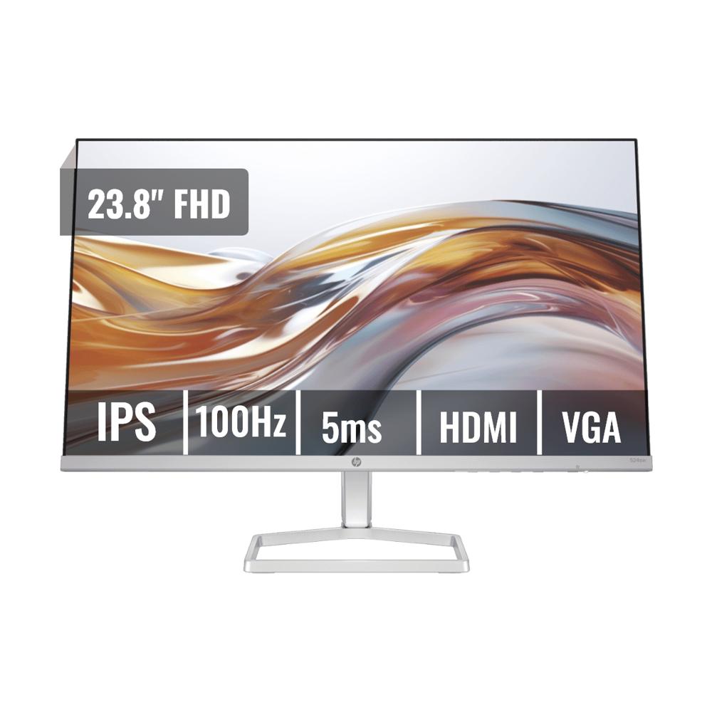 Monitor HP 524SW 23.8 FHD IPS 100Hz 5ms HDMI VGA Blanco 94C21AA