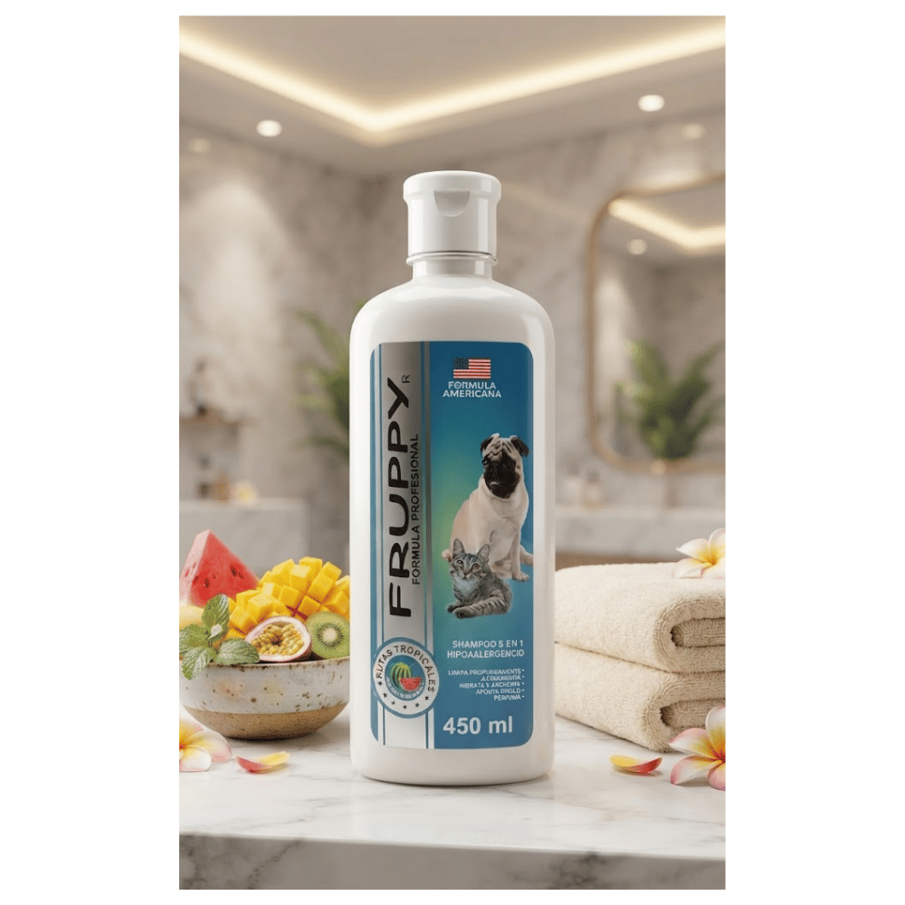 FRUPPY Shampoo 5 en 1 Tropical Hipoalergénico para