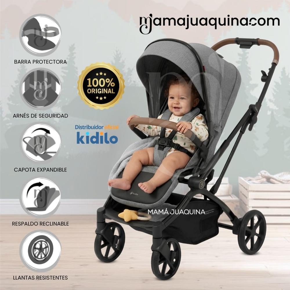 Coche Maleta de Lujo KINDY Kidilo Gray