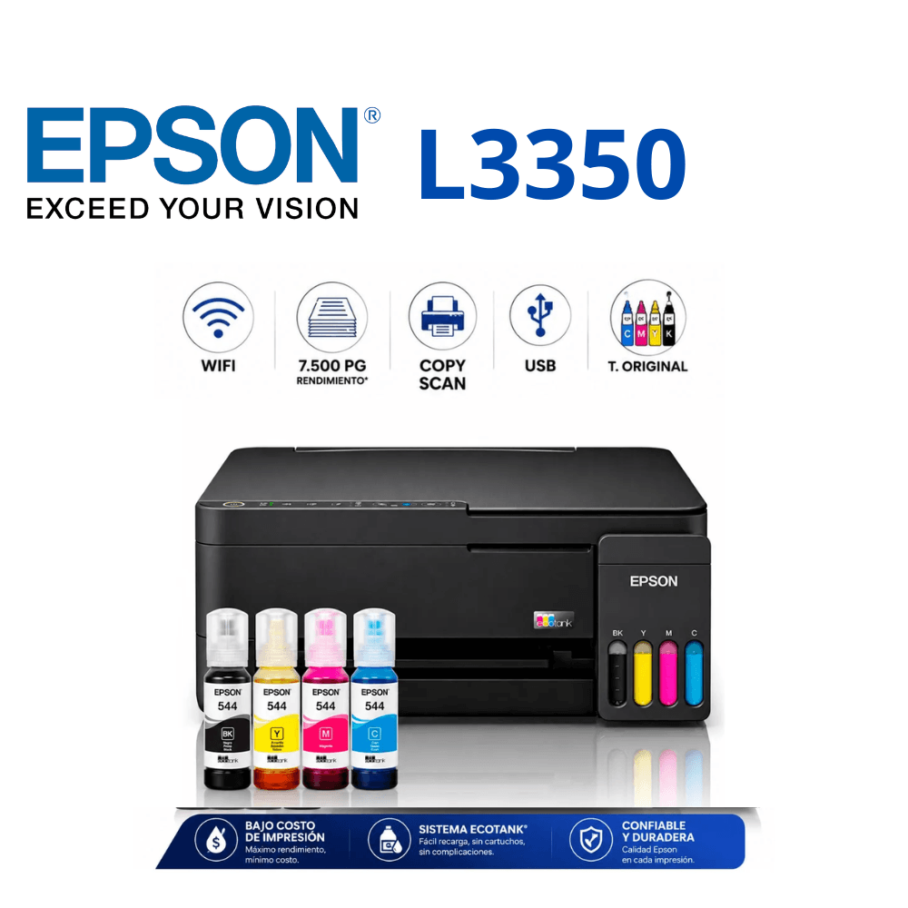 Impresora Multifuncional EPSON EcoTank L3350 wifi