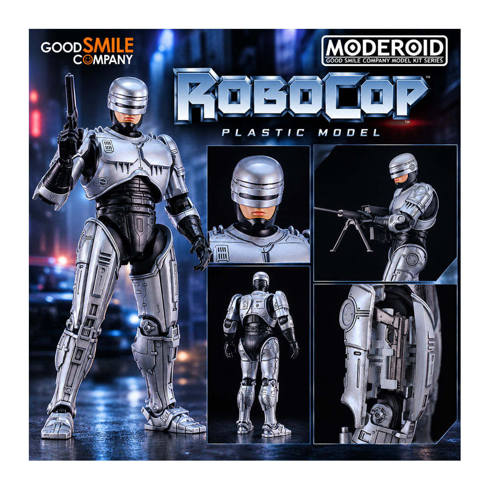 Figura MODEROID RoboCop Good Smile Company Modelo para Armar