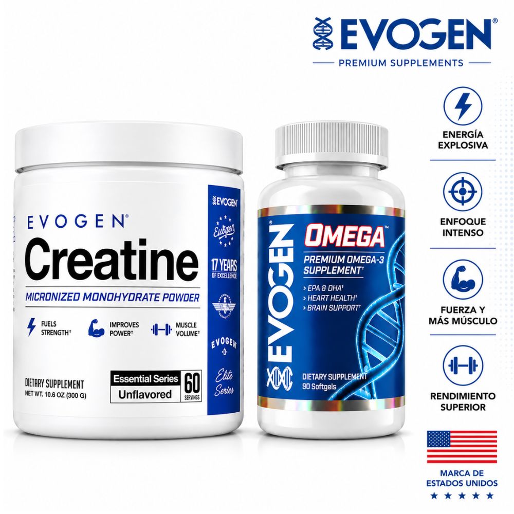 Combo Evogen Creatina Monohidratada Micronizada 30