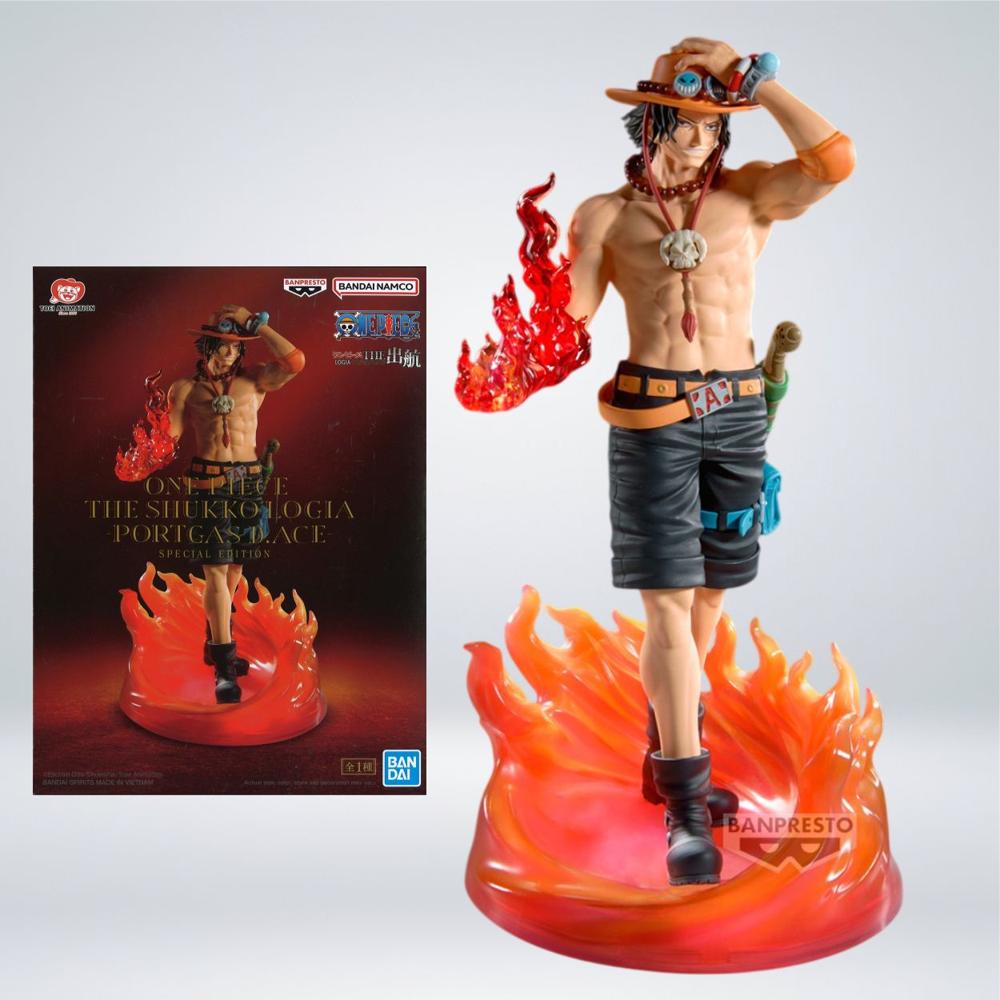 FIGURA BANPRESTO ONE PIECE -  THE SHUKKO LOGIA SPECIAL EDITION  PORTGAS D. ACE