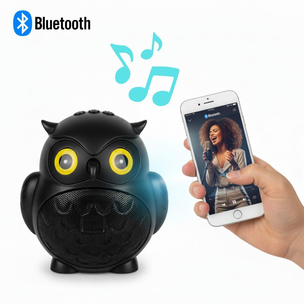 Parlante Bluetooth Portátil Altavoz Inalámbrico Diseño Búho X-902