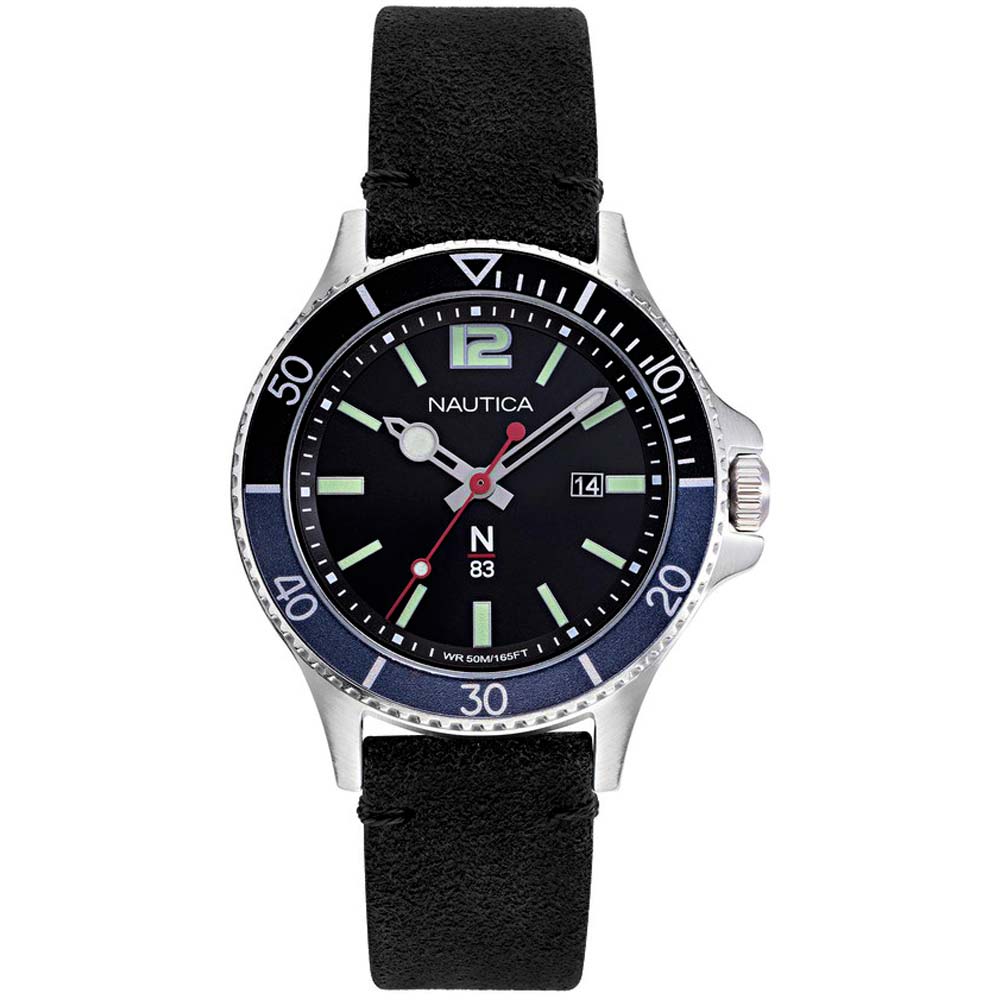 Reloj Nautica N83 Accra Beach NAPABF916 Fecha Negro Azul