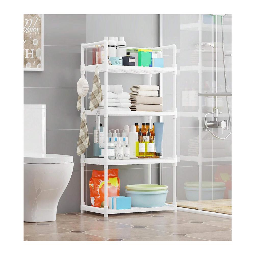 Estante Organizador Multiuso Hogar Cocina 4 Niveles Blanco C6637