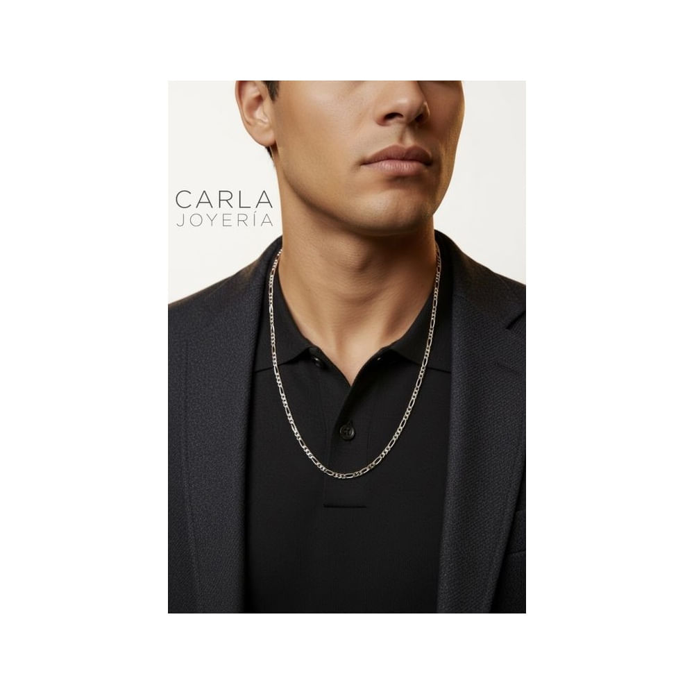 Cadena plata 925 Fidel calibre Medio -  Regalo Hombre