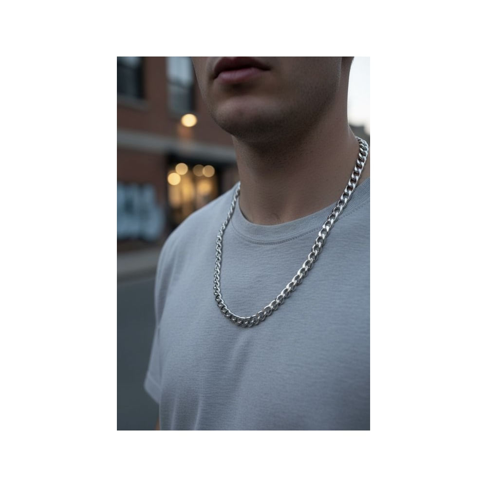Cadena plata 925 Pablo calibre Grueso - Regalo Hombre