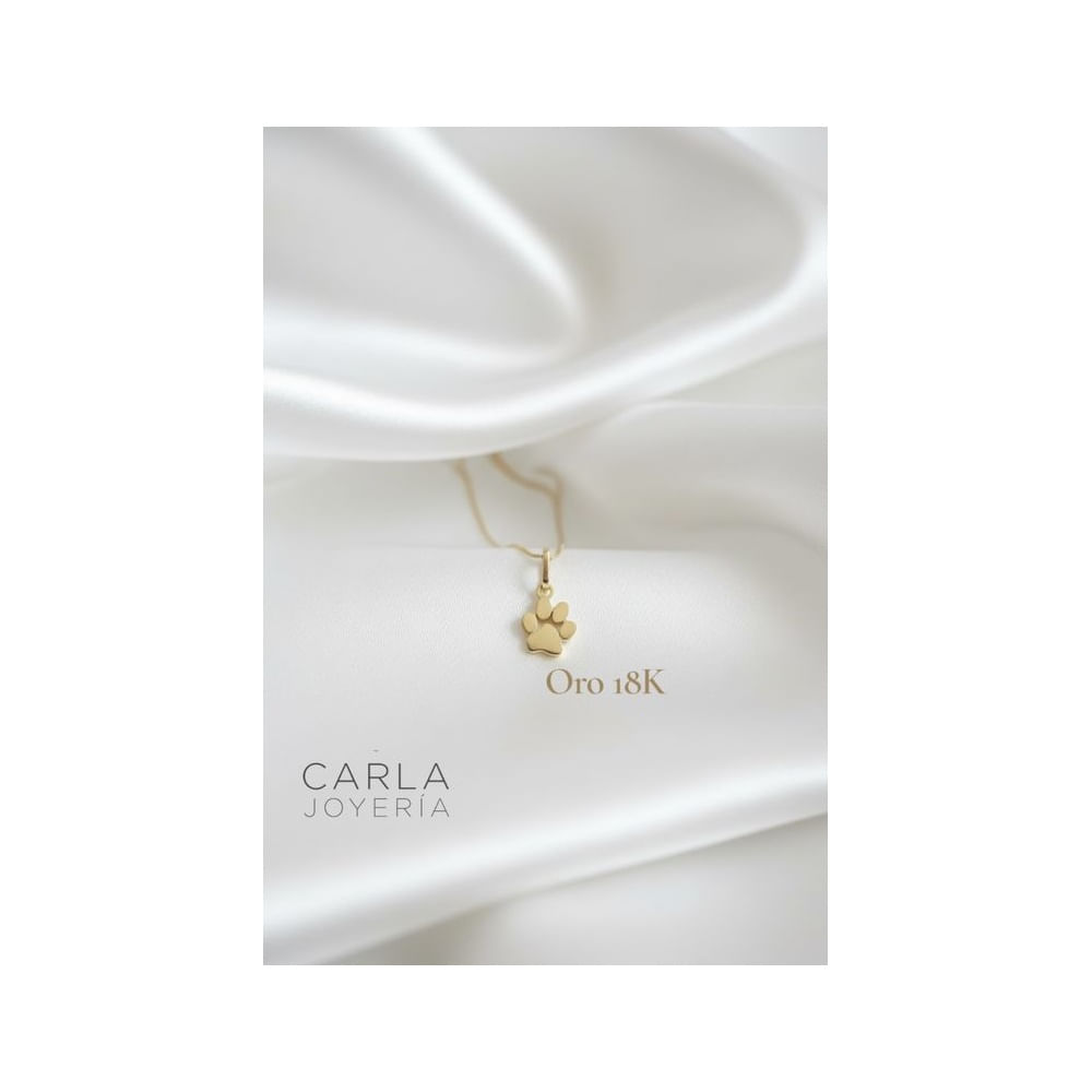CARLA JOYERÍA - Dije oro18K Huellita de amor - Certificado Autenticidad