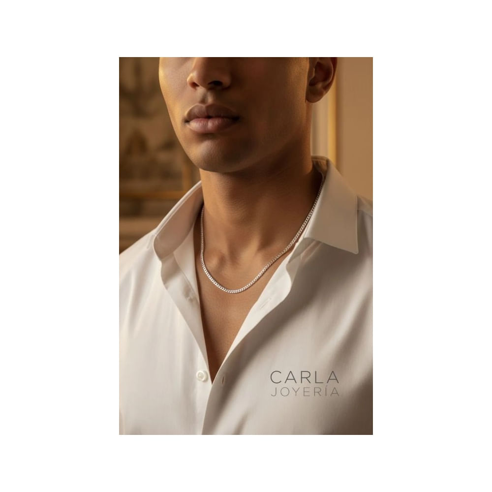 Cadena plata 925 Pablo calibre Fino - Regalo Hombre