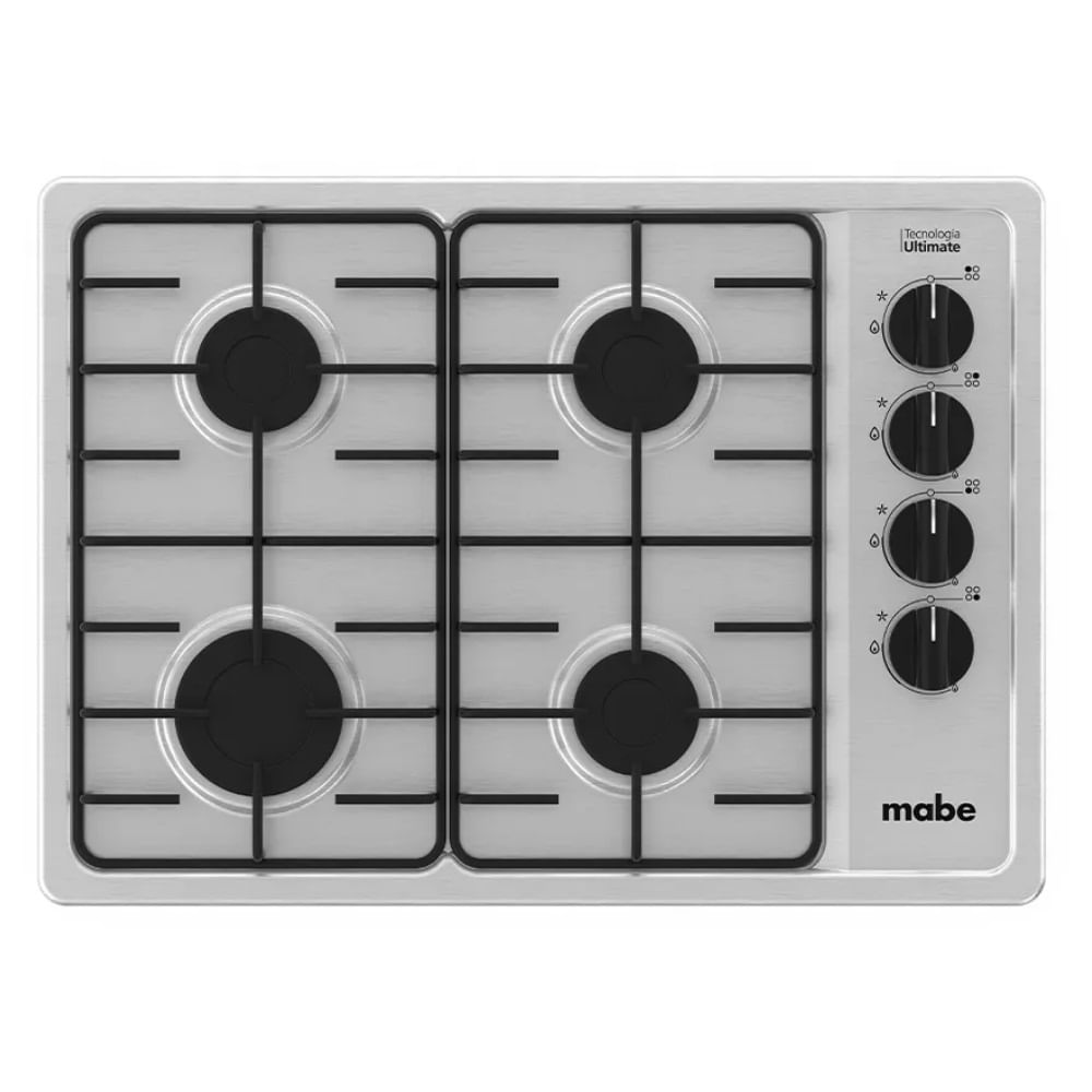 Cocina Mabe PM6044PF0 Empotrable a Gas 60 cm Acero Inoxidabl