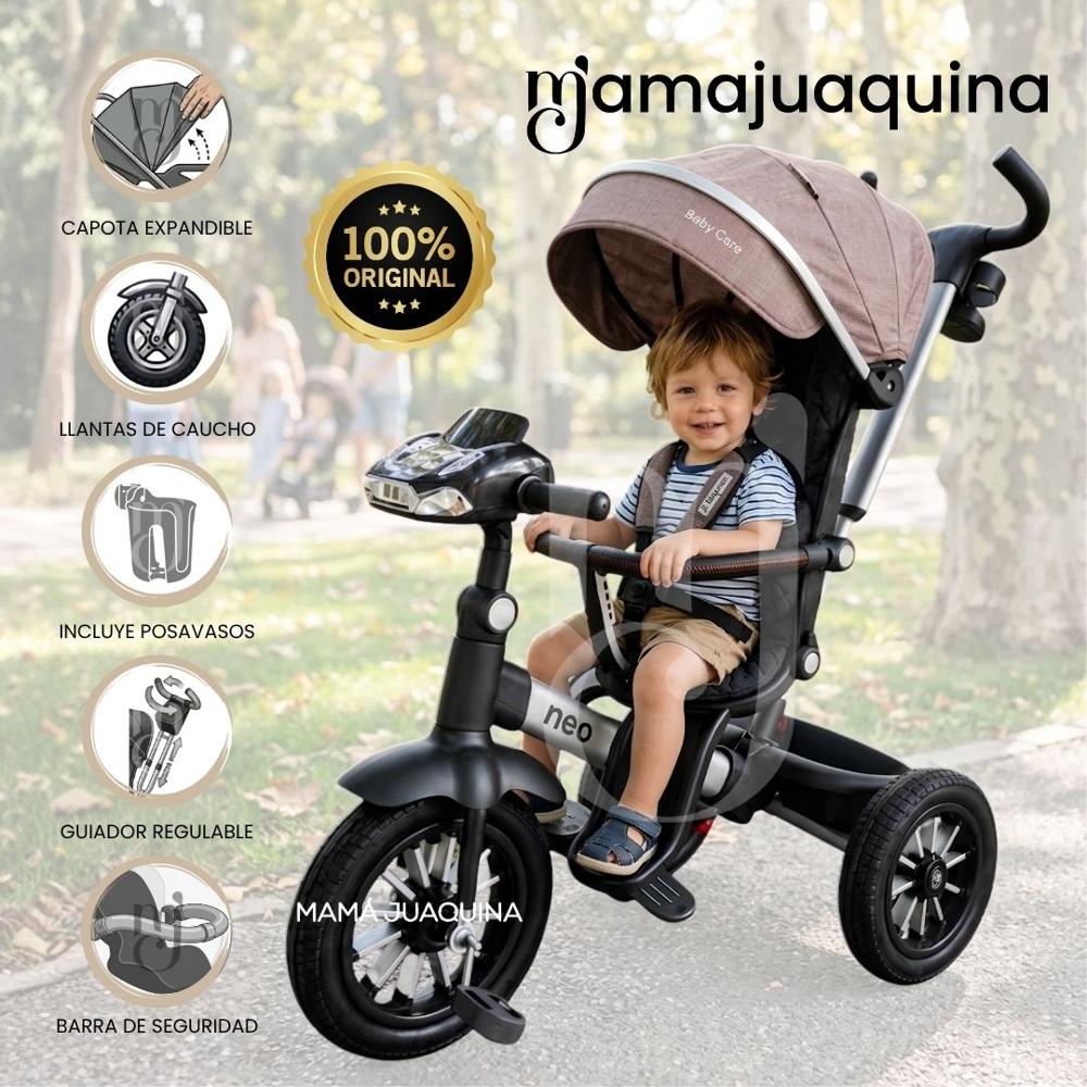 Triciclo Guiador NEO SILVER  Edición Limitada  Beige