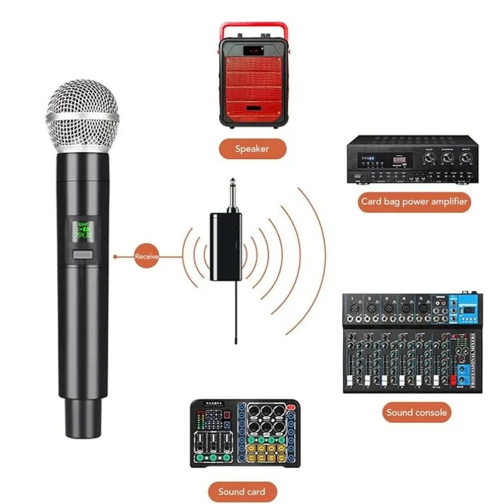 Micrófono Inalámbrico Recargable Profesional Wireless  MOD GE5-1