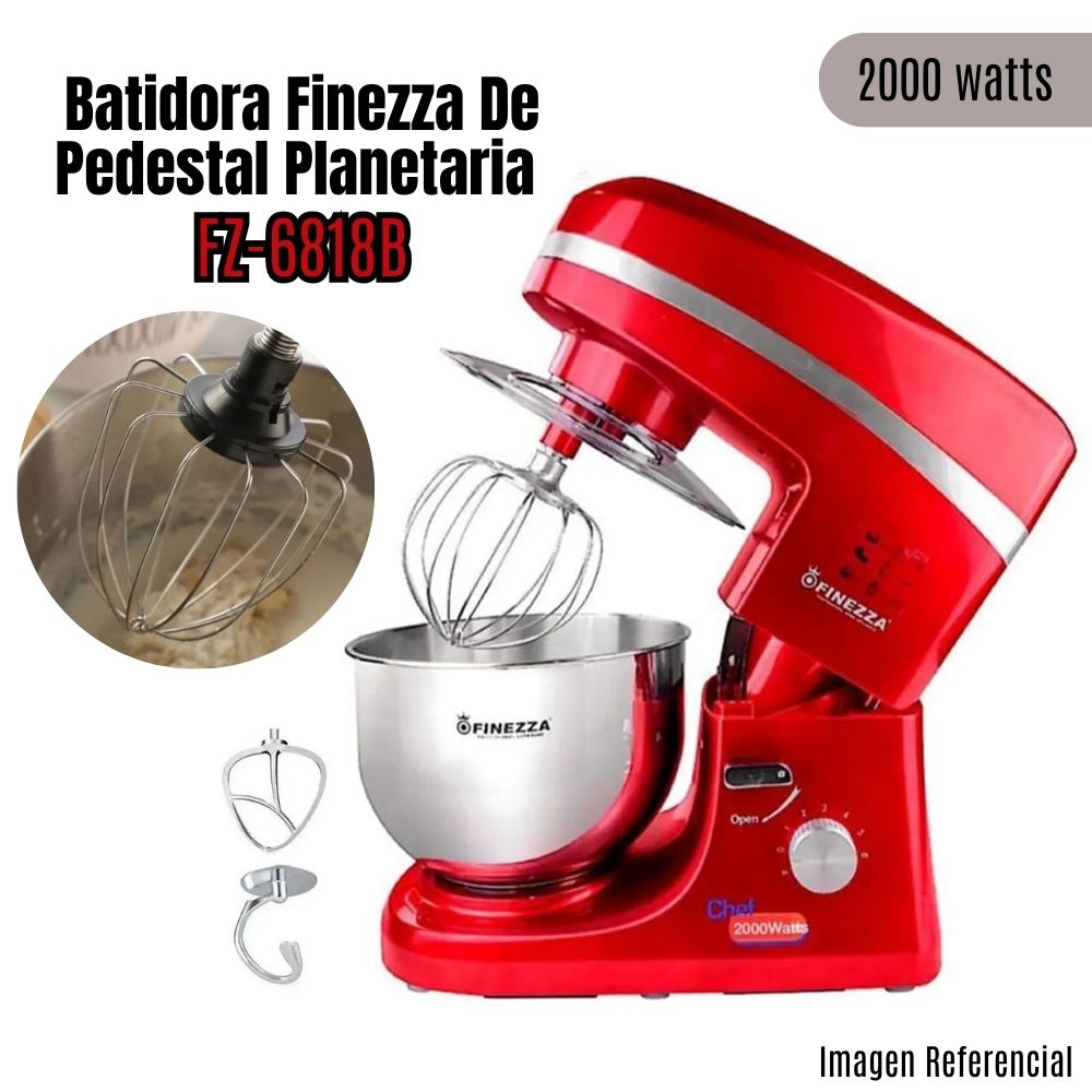 Batidora Finezza De Pedestal Planetaria FZ-6818B