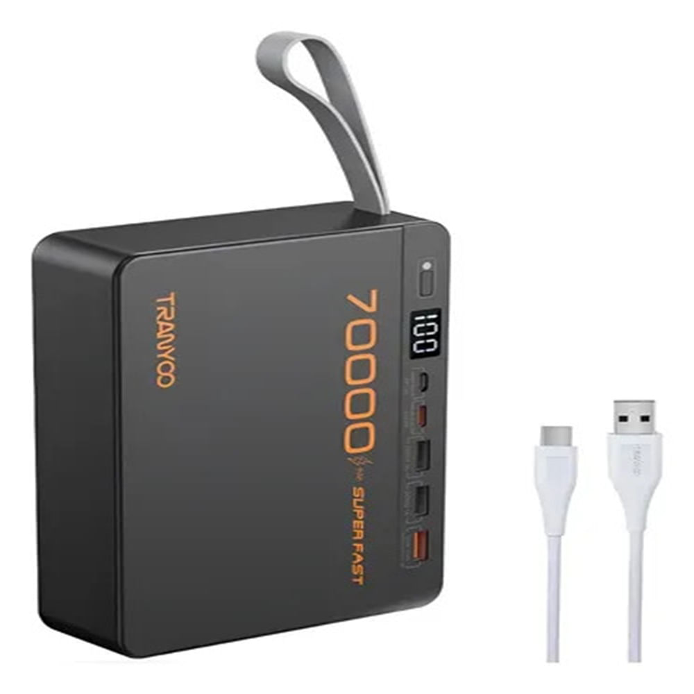 Power Bank 70000mah Batería Portátil 225w Carga Rápida f17