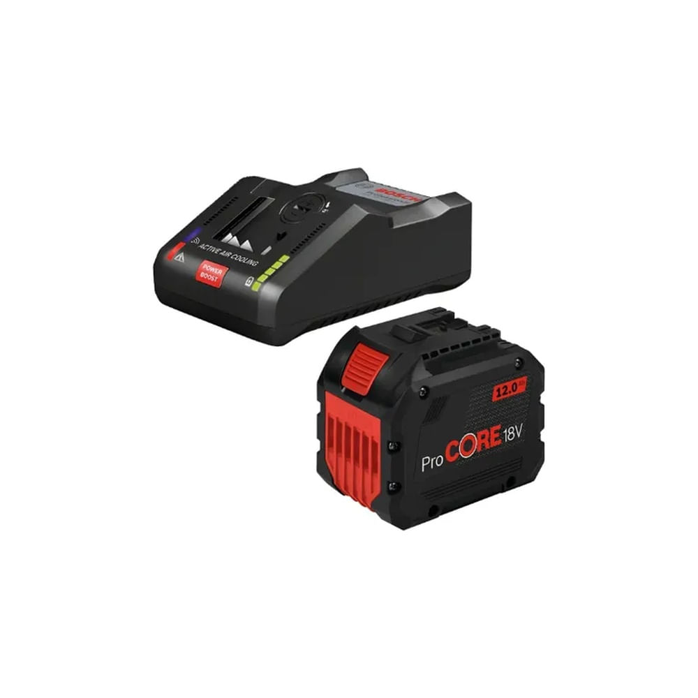 Kit Batería ProCORE 18V 12 Ah y Cargador Ultra Rápido 16 Ah Bosch GAL 18V-160C