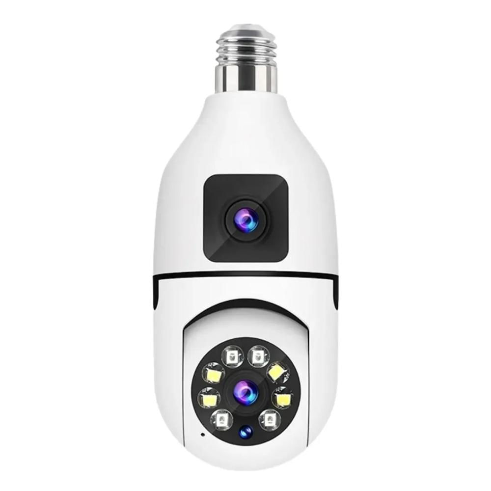 FOCO CAMARA WIFI FULL HD DOBLE LENTE CON VISION NOCTURNA Y A