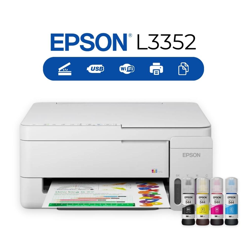 Impresora EPSON EcoTank L3352 Inalámbrica Blanca