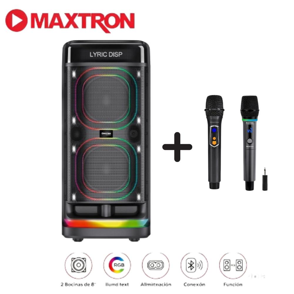 Parlante Maxtron Freedom MX 802AC USB BT con 02 Microfonos