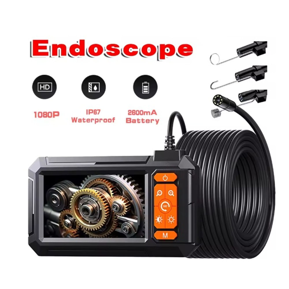 ENDOSCOPIO INDUSTRIAL 1080P Negro