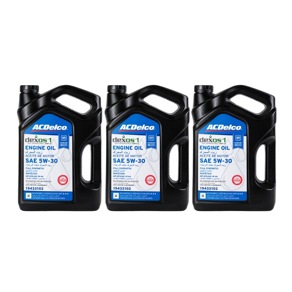 ACDELCO SAE 5W30 SINTÉTICO X3 GALONES