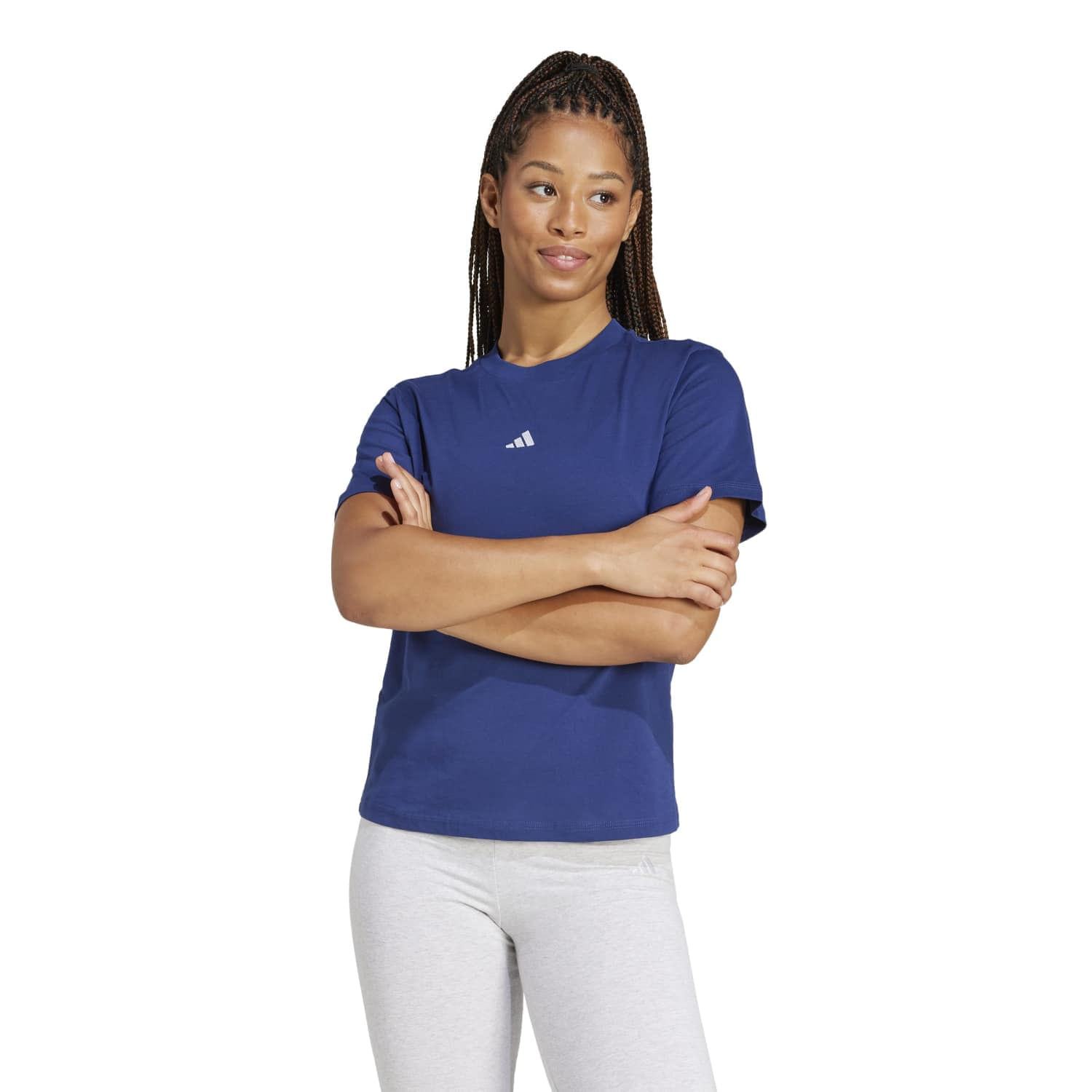 Polo Deportivo Adidas Mujer W Sl Sj T Jc5947 Azul