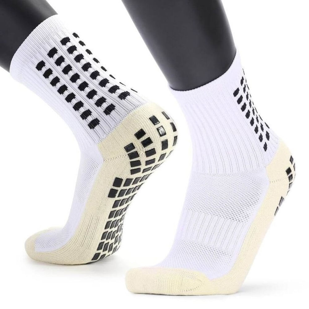 Medias Antideslizantes Deportivas Medias Para Futbol Blanco