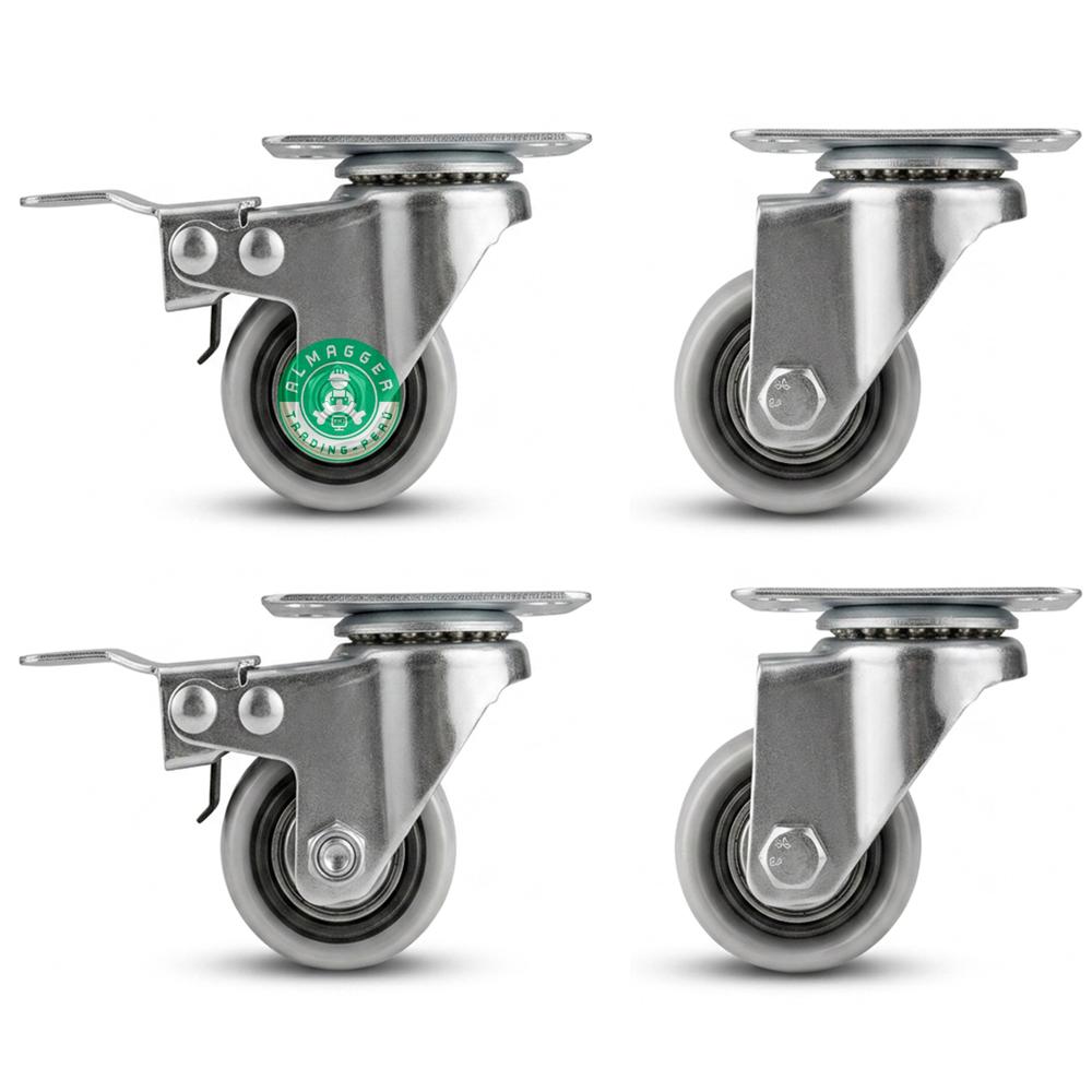 Pack Ruedas Giratorias - 2 Pulg. - x 04 Und. - Garruchas