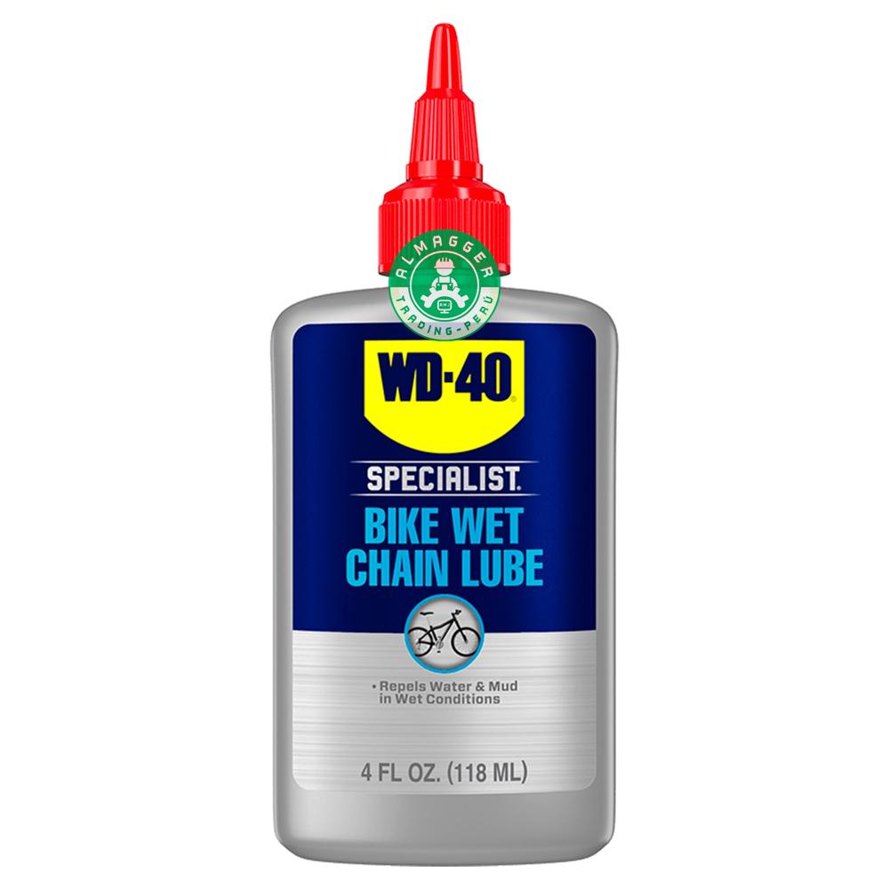 Wd40 Lubricante Cadena Bicicleta - Ambiente Húmedo - 4 Oz - 118ml.