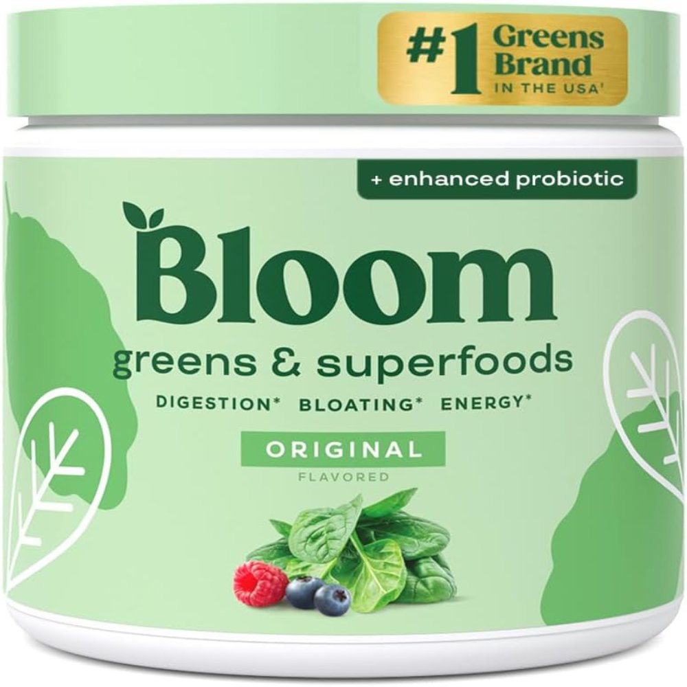 Bloom Greens Superfood sabor original 5.3 oz