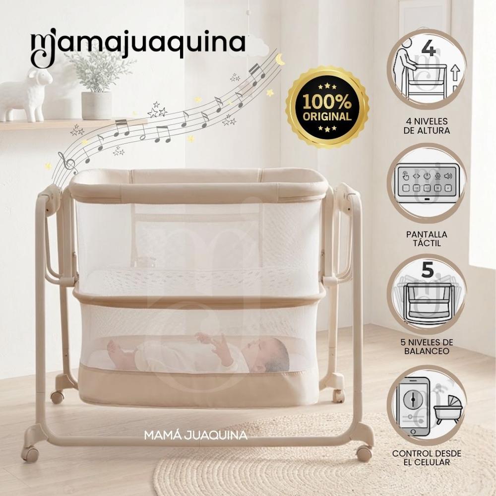 Cuna Colecho Mecedora ZENITH  Colección Exclusiva Beige